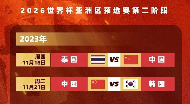 中国男足vs泰国时间