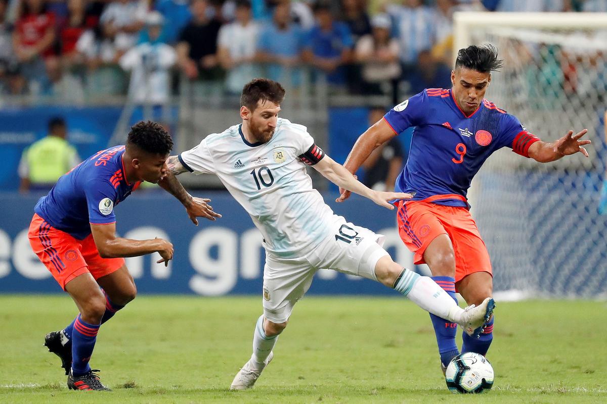 阿根廷对哥伦比亚美洲杯